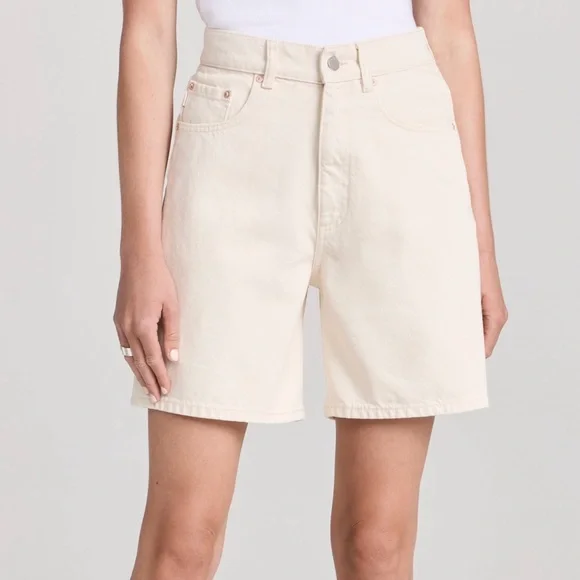 DL1961 Ultra High Rise Taylor Shorts Flax (Vintage) 32 NWT - Picture 4 of 13